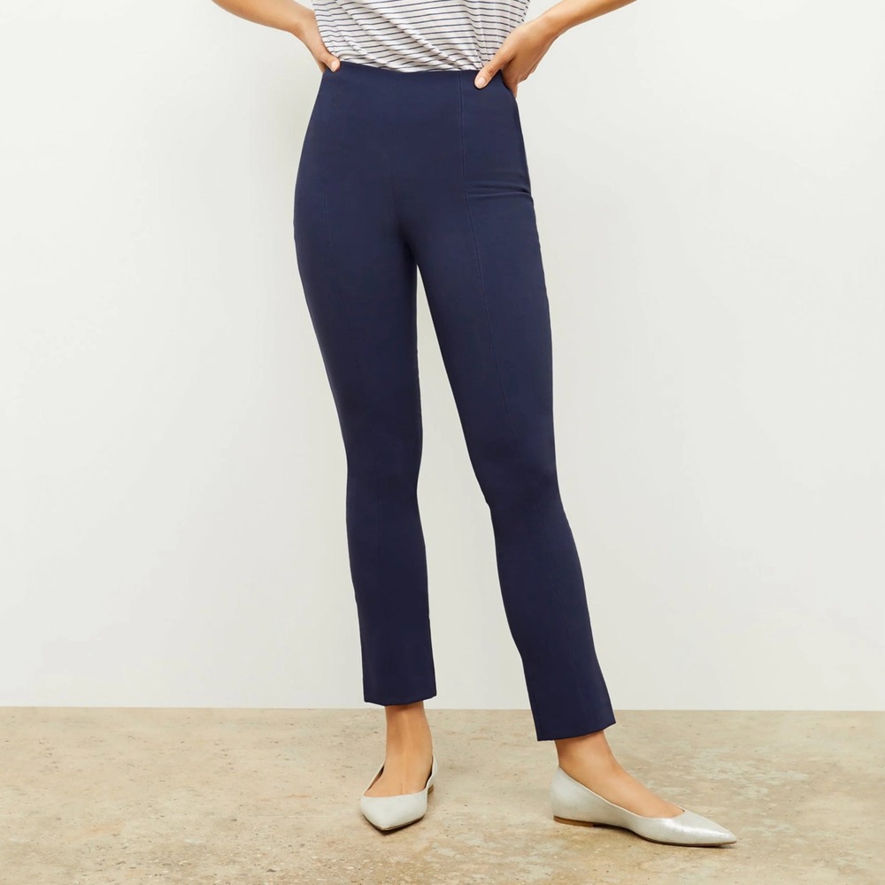 M.M.LaFleur Foster Cigarette Pant PowerStretch Dark Navy Size 4